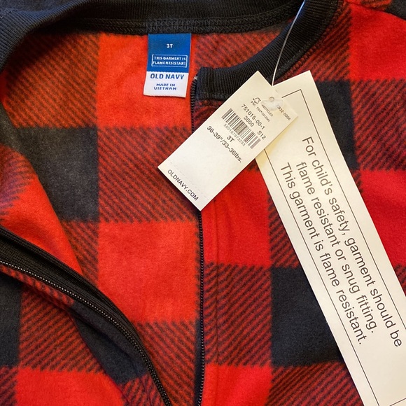 Old Navy Micro Fleece Footed Pajama - Picture 5 of 7